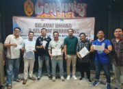 OJK Jambi Satukan Insan Pers dan FK-IJK Lewat Lomba Domino di Cafe Tengah Kota