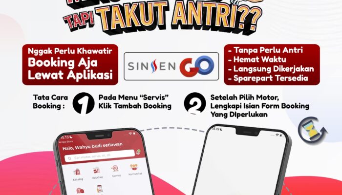Tanpa Antre dan Lebih Cepat, SINSEN GO Jadi Solusi Servis Motor Honda di Akhir Tahun